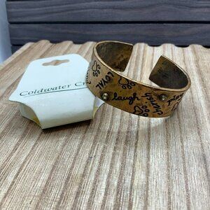 Coldwater Creek NWT Distressed Dog Lover Cuff Bracelet